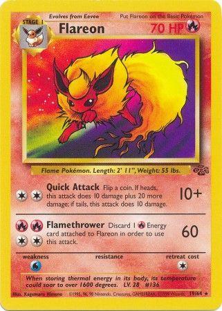 Flareon 019/064 - Jungle Unlimited - Rare