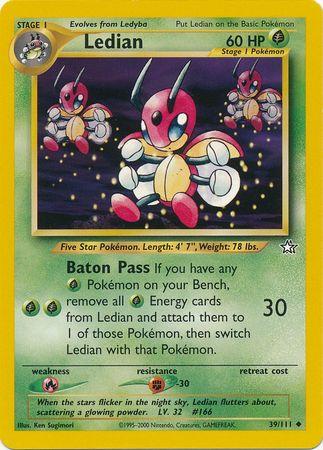 Ledian 039/111 - Neo Genesis Unlimited - Uncommon