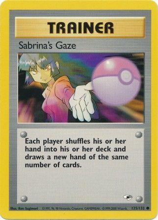 Sabrina's Gaze 125/132 - Gym Heroes Unlimited - Common