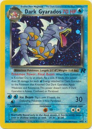Dark Gyarados 008/082 - Team Rocket Unlimited Holofoil - Holo Rare