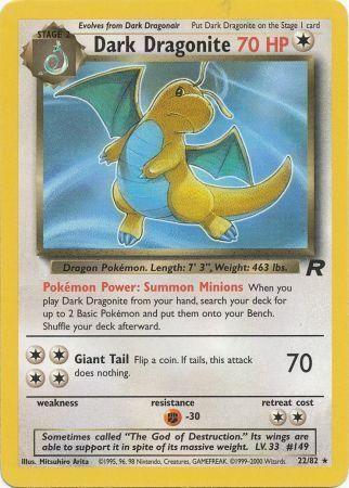 Dark Dragonite (22) 022/82 - Team Rocket Unlimited - Rare
