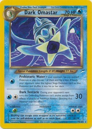 Dark Omastar 019/105 - Neo Destiny Unlimited - Rare