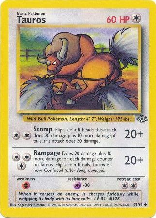 Tauros 047/064 - Jungle Unlimited - Uncommon