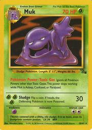 Muk 028/062 - Fossil Unlimited - Rare