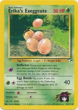 Erika's Exeggcute 043/132 - Gym Heroes Unlimited - Uncommon