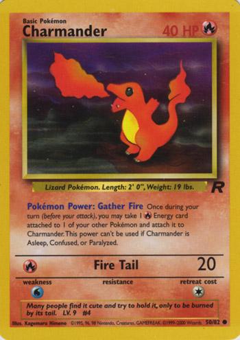 Charmander 050/082 - Team Rocket Unlimited - Common