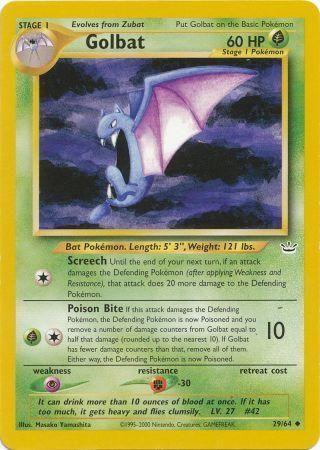 Golbat 029/064 - Neo Revelation Unlimited - Uncommon