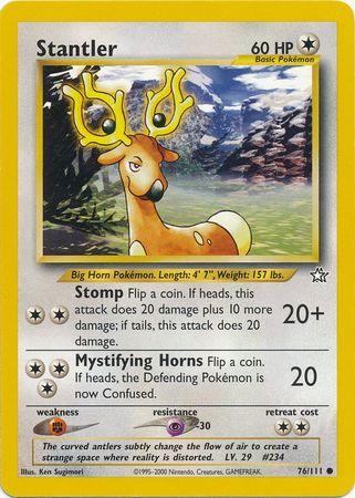 Stantler 076/111 - Neo Genesis Unlimited - Common