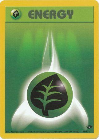 Grass Energy 129/132 - Gym Challenge Unlimited - Common