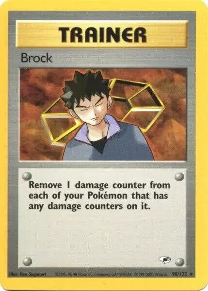 Brock 098/132 - Gym Heroes Unlimited - Rare