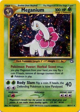 Meganium (10/111) - Neo Genesis Unlimited Holofoil - Holo Rare