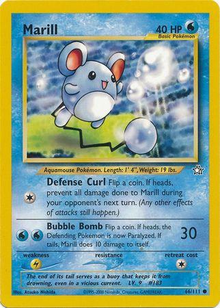 Marill 066/111 - Neo Genesis Unlimited - Common