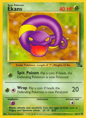 Ekans 046/062 - Fossil Unlimited - Common