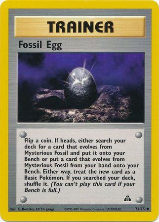 Fossil Egg 072/075 - Neo Discovery Unlimited - Uncommon