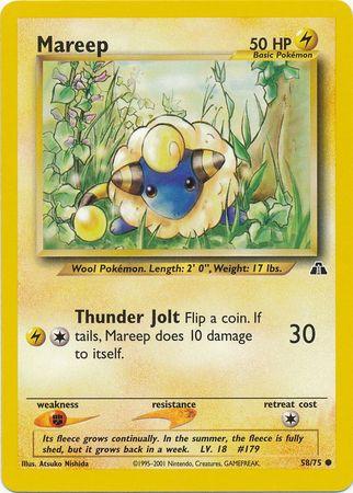 Mareep 058/075 - Neo Discovery Unlimited - Common