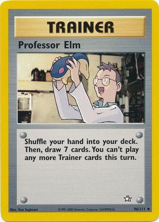 Professor Elm 096/111 - Neo Genesis Unlimited - Uncommon