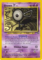 Unown [F] 048/075 - Neo Discovery Unlimited - Uncommon