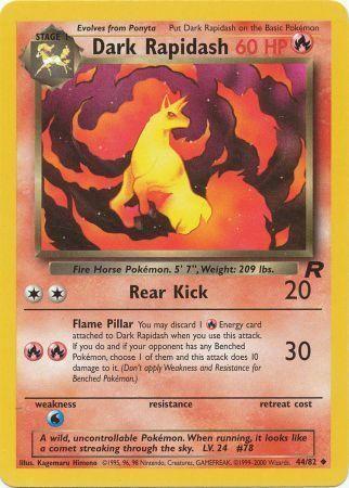 Dark Rapidash 044/082 - Team Rocket Unlimited - Uncommon