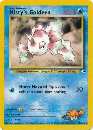 Misty's Goldeen 030/132 - Gym Heroes Unlimited - Rare