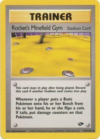 Rocket's Minefield Gym 119/132 - Gym Challenge Unlimited - Uncommon