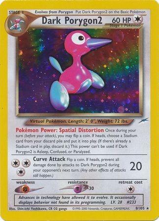 Dark Porygon2 008/105 - Neo Destiny Unlimited Holofoil - Holo Rare