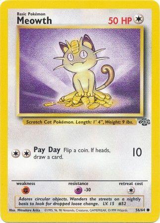 Meowth (56/64) - Jungle Unlimited - Common