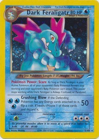 Dark Feraligatr 005/105 - Neo Destiny Unlimited Holofoil - Holo Rare