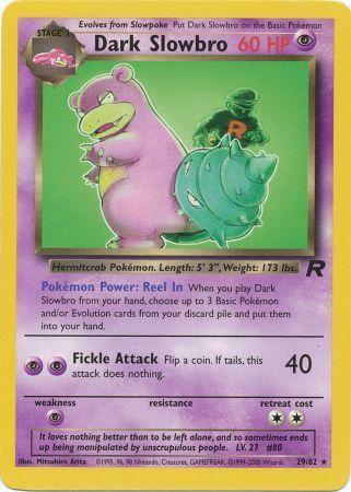 Dark Slowbro 029/082 - Team Rocket Unlimited - Rare