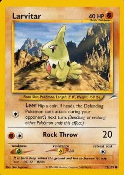 Larvitar 070/105 - Neo Destiny Unlimited - Common