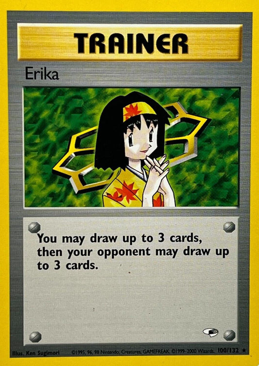 Erika 100/132 - Gym Heroes Unlimited - Rare