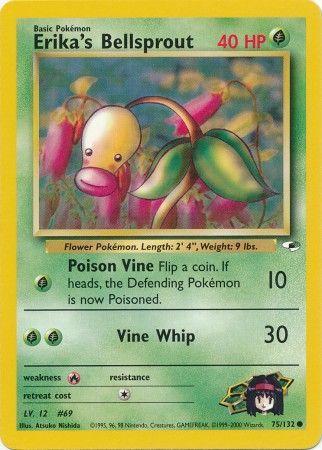 Erika's Bellsprout 075/132 - Gym Heroes Unlimited - Common