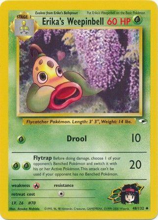 Erika's Weepinbell 048/132 - Gym Heroes Unlimited - Uncommon