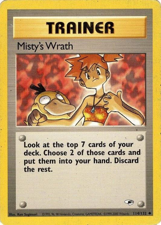 Misty's Wrath 114/132 - Gym Heroes Unlimited - Uncommon