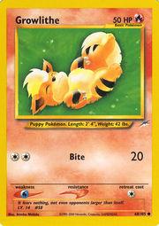 Growlithe 068/105 - Neo Destiny Unlimited - Common