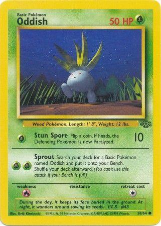 Oddish 058/064 - Jungle Unlimited - Common