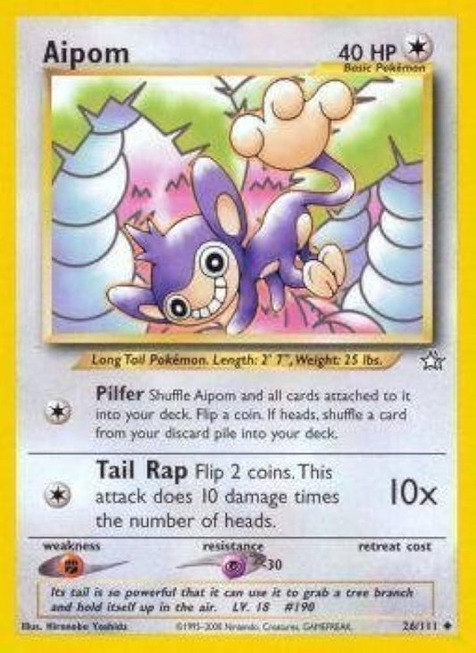 Aipom 026/111 - Neo Genesis Unlimited - Uncommon