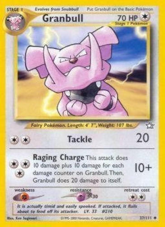 Granbull 037/111 - Neo Genesis Unlimited - Uncommon