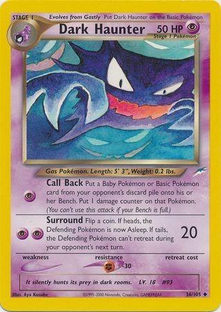 Dark Haunter 036/105 - Neo Destiny Unlimited - Uncommon
