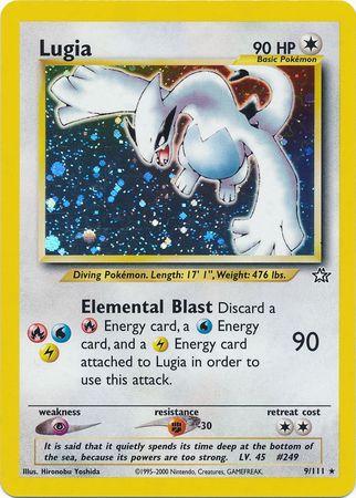 Lugia 009/111 - Neo Genesis Unlimited Holofoil - Holo Rare