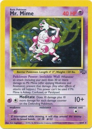 Mr. Mime (6/64) - Jungle Unlimited Holofoil - Holo Rare