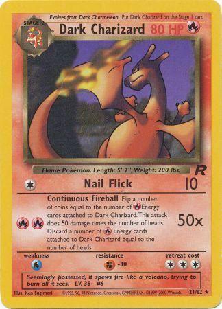 Dark Charizard 021/082 - Team Rocket Unlimited - Rare