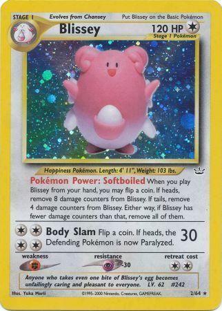 Blissey 002/064 - Neo Revelation Unlimited Holofoil - Holo Rare