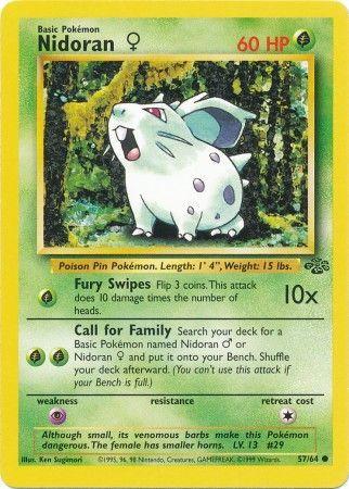 Nidoran F 057/064 - Jungle Unlimited - Common