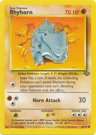 Rhyhorn 061/064 - Jungle Unlimited - Common