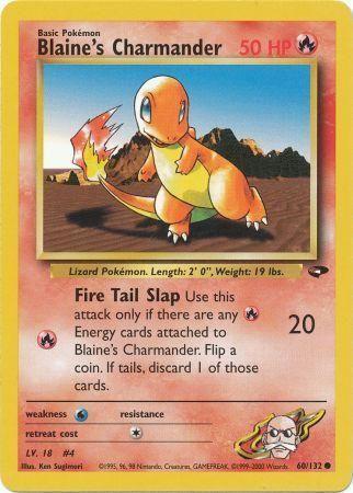 Blaine's Charmander 060/132 - Gym Challenge Unlimited - Common