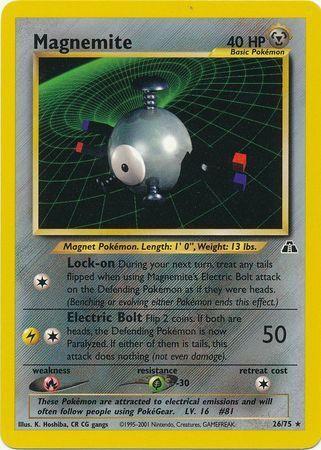 Magnemite 026/075 - Neo Discovery Unlimited - Rare