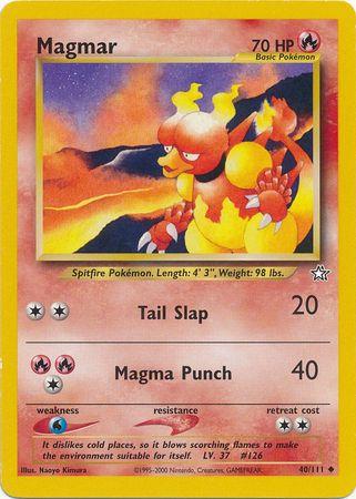 Magmar 040/111 - Neo Genesis Unlimited - Uncommon