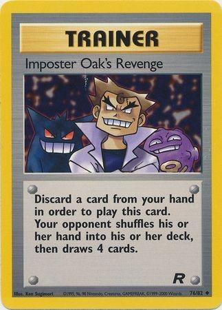 Imposter Oak's Revenge 076/082 - Team Rocket Unlimited - Uncommon