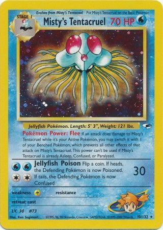 Misty's Tentacruel 010/132 - Gym Heroes Unlimited Holofoil - Holo Rare