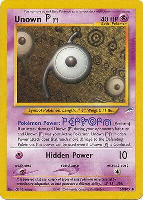 Unown [P] 058/105 - Neo Destiny Unlimited - Uncommon